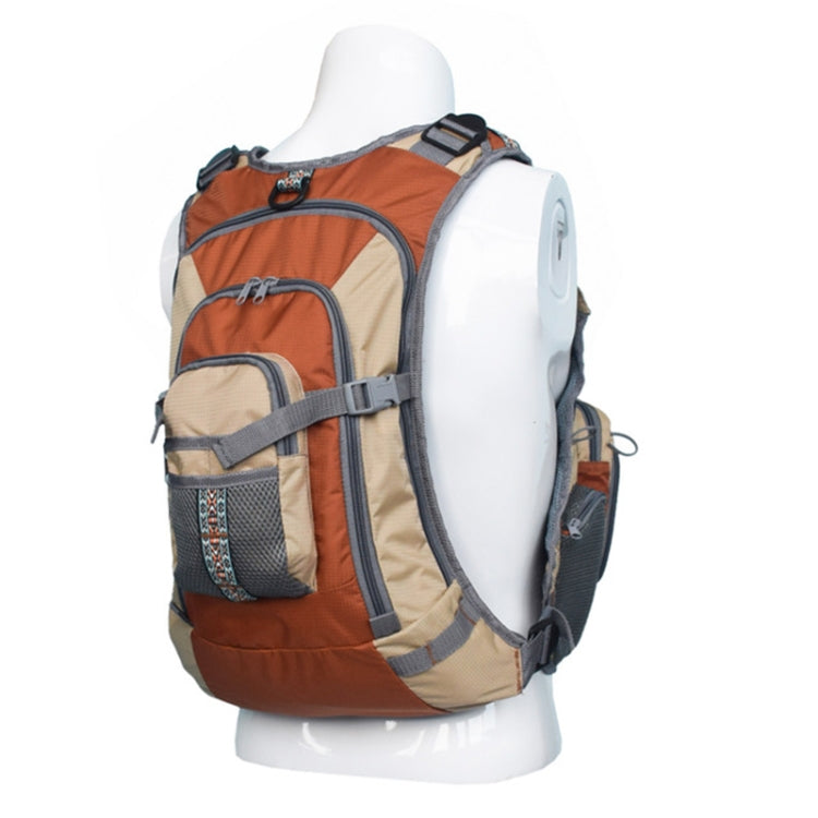 Wear-resistant Multi-pocket Fishing Breathable Vest Backpack, Size:One Size(As Show)