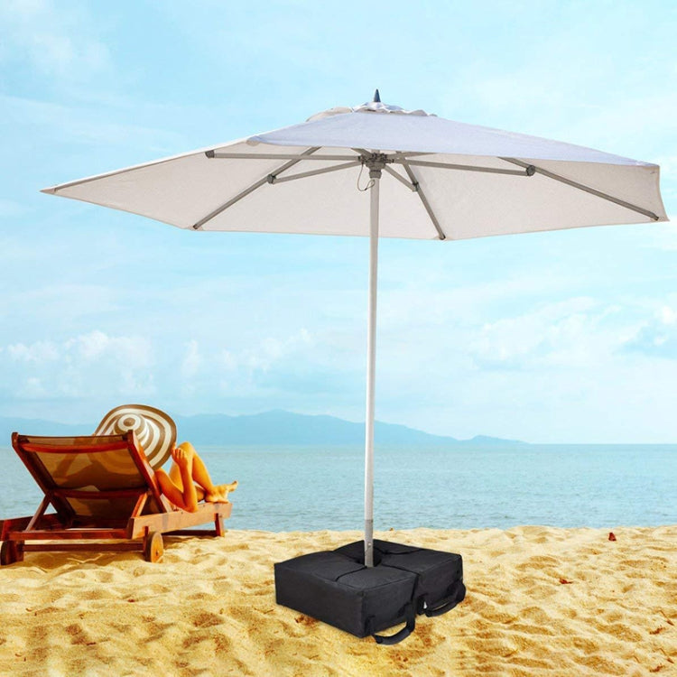 Outdoor Square Umbrella Support Frame Fixed Billboard Windproof Sandbag Stability Bag(Black)