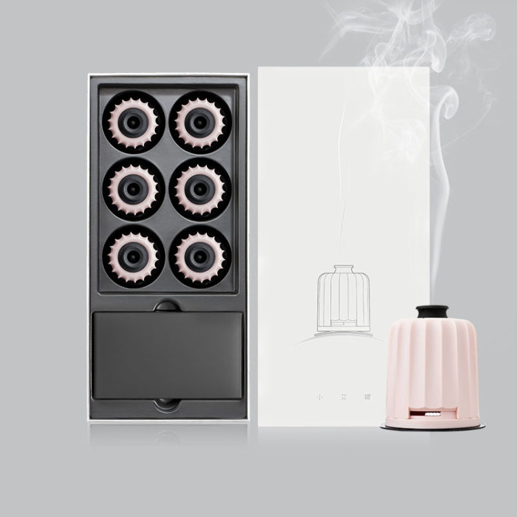 Household Moxibustion Kit Health Preserving Portable Beauty Salon Small Moxa Can(Pink)