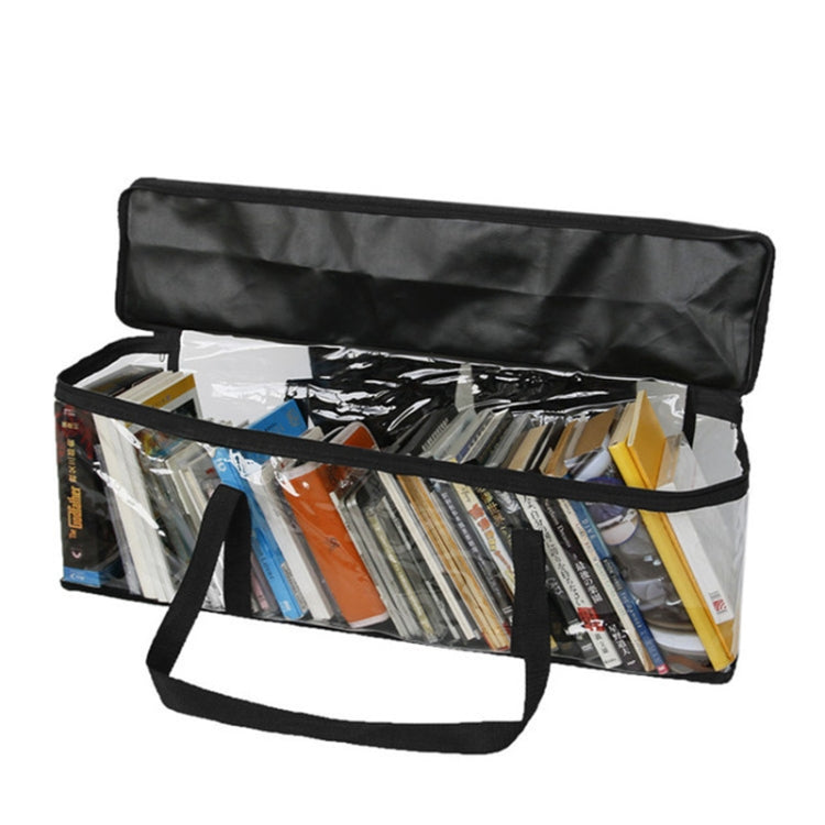 Large Capacity PVC Disc Book Storage Bag Book Hand Carry Storage Bag