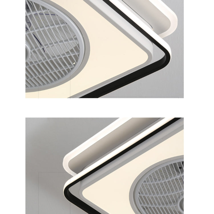 Invisible Silent Fan Ceiling Lamp Bedroom Dining Room Modern Minimalist Light