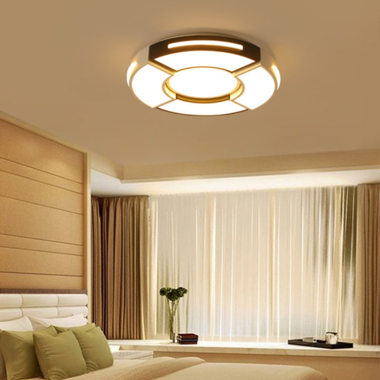 Creative Round Ceiling Lamp Simple Modern Geometric LED Living Room Bedroom Light, Diameter:40cm