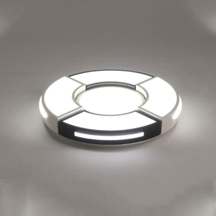 Creative Round Ceiling Lamp Simple Modern Geometric LED Living Room Bedroom Light, Diameter:60cm