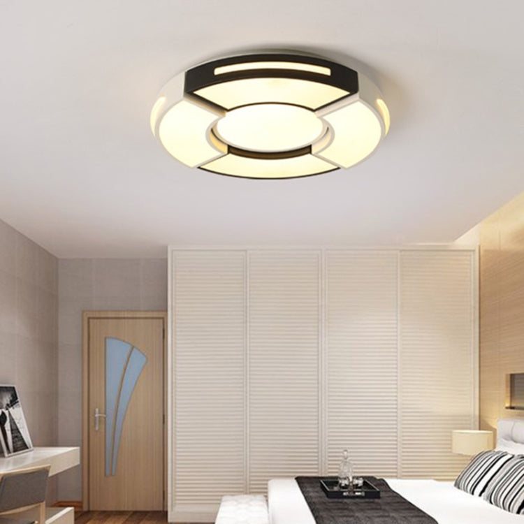 Creative Round Ceiling Lamp Simple Modern Geometric LED Living Room Bedroom Light, Diameter:60cm