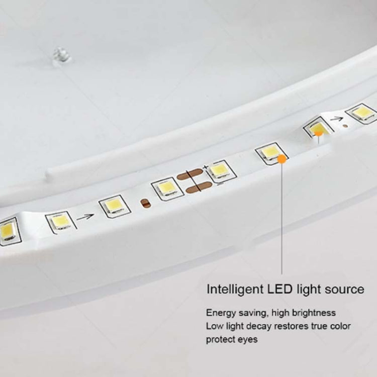 All-copper Mute LED Ceiling Invisible Fan Lights, Style:110V 3-Color Changing without APP