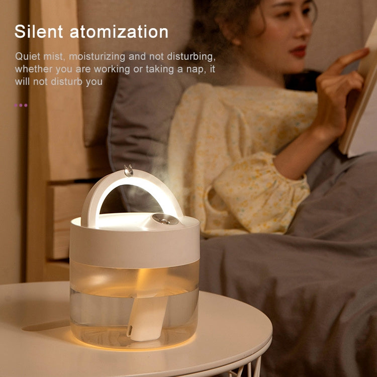 USB Charging Air Humidifier Heavy Fog Sprayer Household Desk Lamp Aromatherapy Diffuser Air Purifier