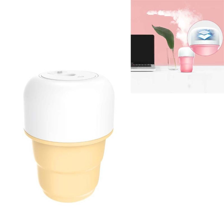 Ice Cream Foldable USB Night Light Mini Car Nano Spray Air Humidifier