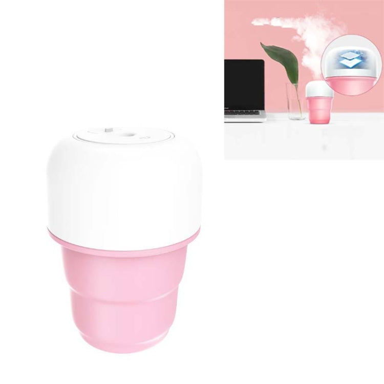 Ice Cream Foldable USB Night Light Mini Car Nano Spray Air Humidifier