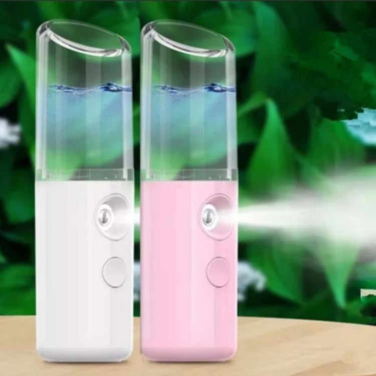 Lipstick Style Facial Hydration Instrument Air Humidifier USB Beauty Cold Spray Instrument Auto Alcohol Disinfection Sprayer