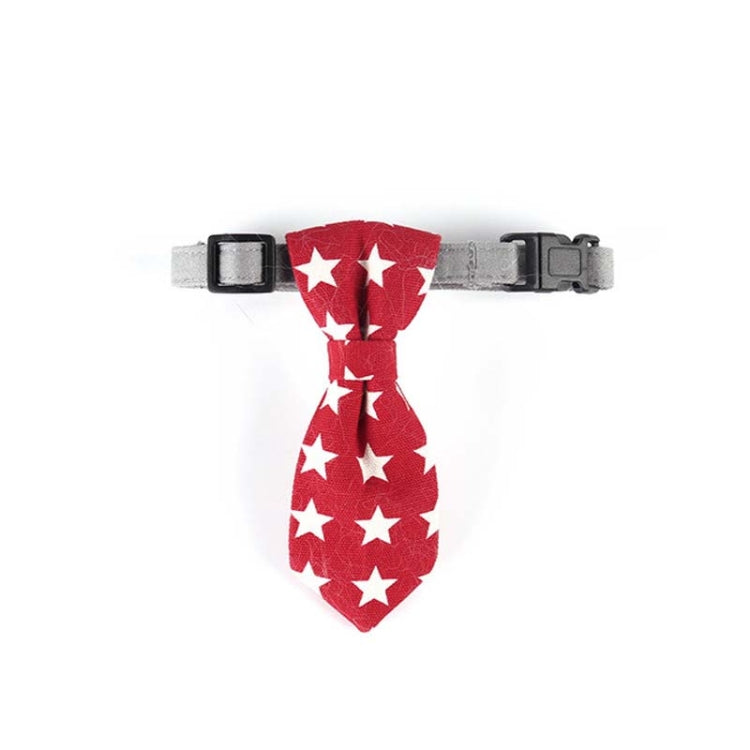 2 PCS Adjustable Pet Cute Bow Tie Cat and Dog Universal Collar Accessories, Size:S