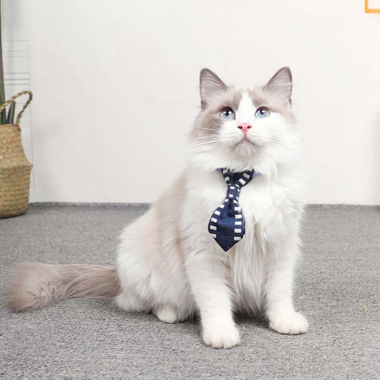 2 PCS Adjustable Pet Cute Bow Tie Cat and Dog Universal Collar Accessories, Size:M