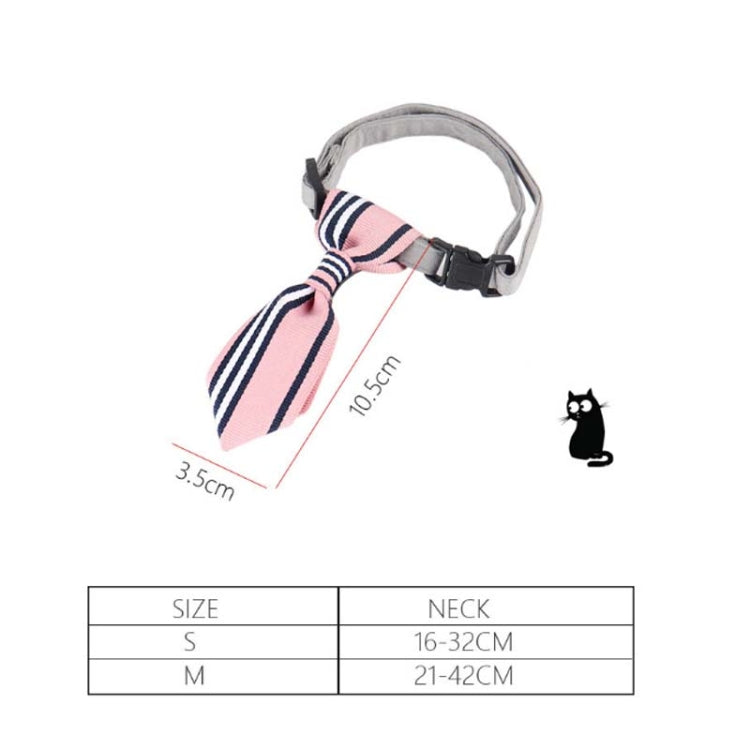2 PCS Adjustable Pet Cute Bow Tie Cat and Dog Universal Collar Accessories, Size:M