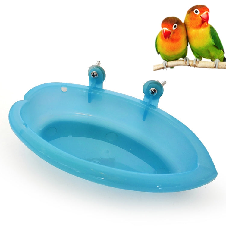 Parrot Round Bath Basin Shower Bathtub Kit Bird Bathtub Bathing Supplies, Style:No mirror