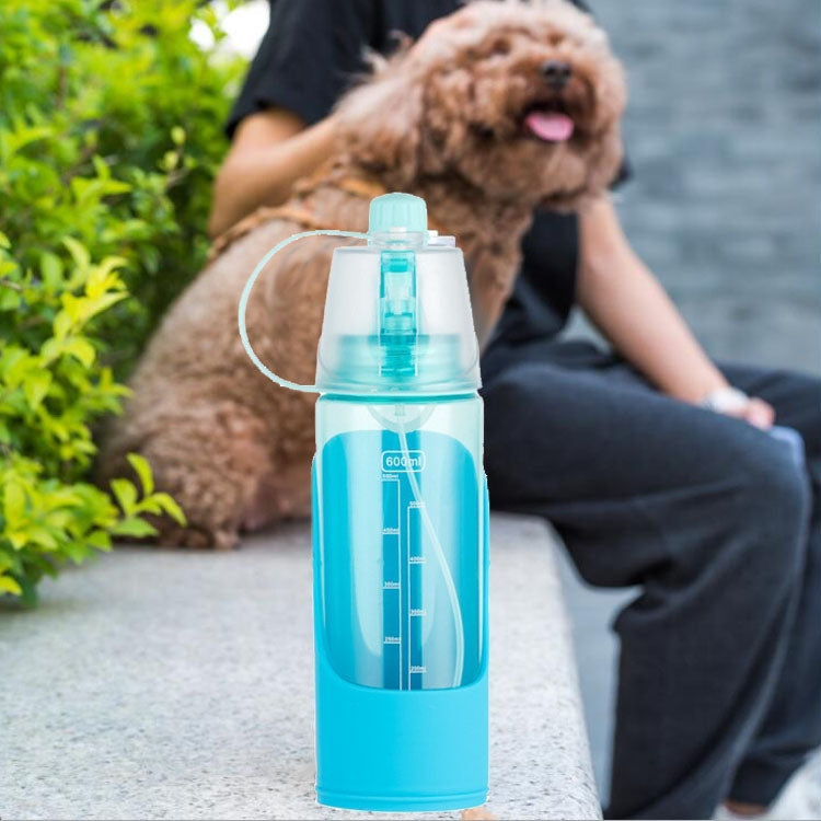 Personal Pet Dual Purpose Pet Spray Type Portable Outgoing Cup Dog Drinking Fountain