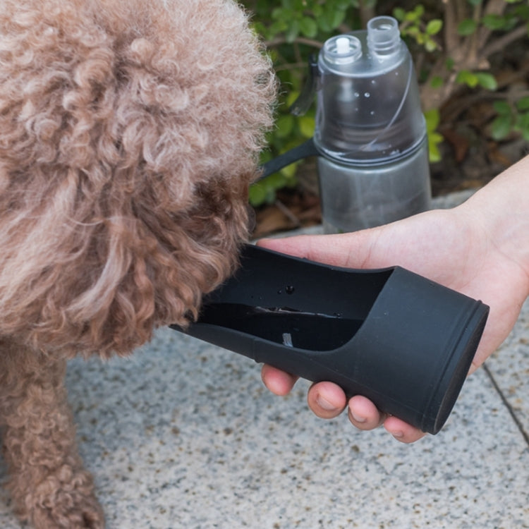 Personal Pet Dual Purpose Pet Spray Type Portable Outgoing Cup Dog Drinking Fountain