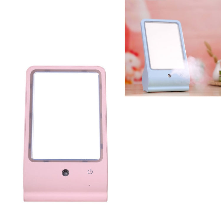 USB Desktop Dressing Mirror LED Table Lamp Portable Nano Spray Beauty Moisture Apparatus Automatic Alcohol Sprayer