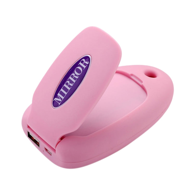 Nano Sprayer Moisturizer Mini Compact Portable Humidifier Automatic Alcohol Sprayer with Mirror(Pink)