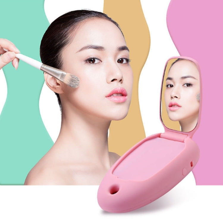 Nano Sprayer Moisturizer Mini Compact Portable Humidifier Automatic Alcohol Sprayer with Mirror(Pink)