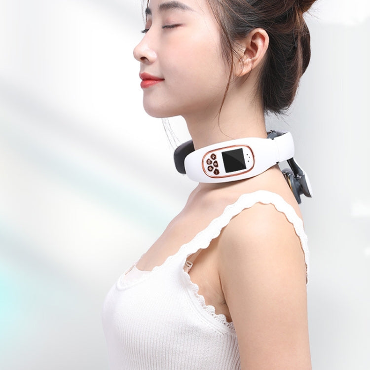 6-head Cervical Spine Shoulder Massager Multi-function Hot Compress Electric Pulse Home Intelligent Neck Protector