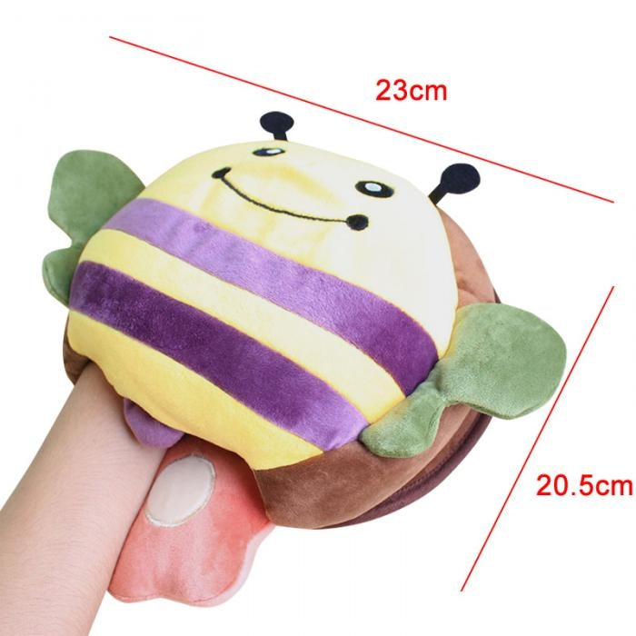 Winter Cute Cartoon Animal USB Heating Mouse Pad Flannel Hand Warmer