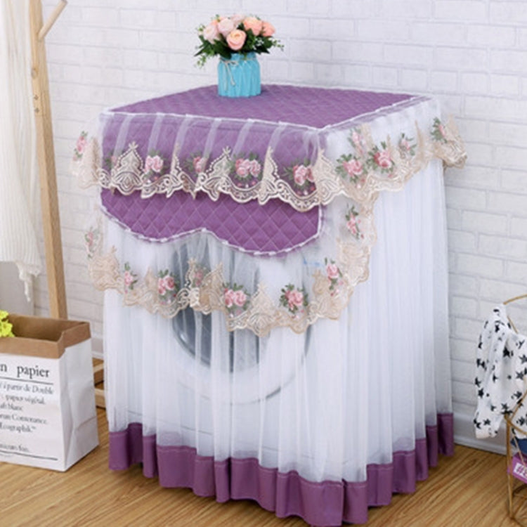 Cloth Lace Automatic Washing Machine Dust Sunscreen Cover For Fully Automatic