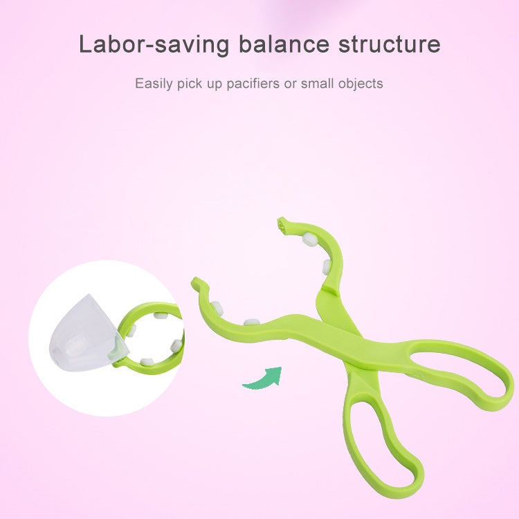 Anti Slip Baby Bottle Tongs Feeder Milk Bottle Holder Clip Baby Bottles Tweezers(Blue)