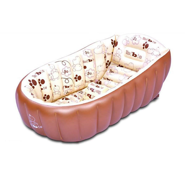 Portable InflatableHeat Retaining PVC Baby Bath Tub Washbowl Tub Home Bathroom, Type:Bathtub + 10 marine balls