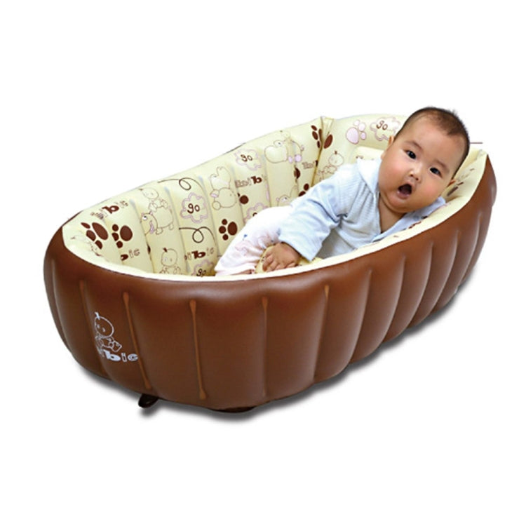 Portable InflatableHeat Retaining PVC Baby Bath Tub Washbowl Tub Home Bathroom, Type:Bathtub + 10 marine balls