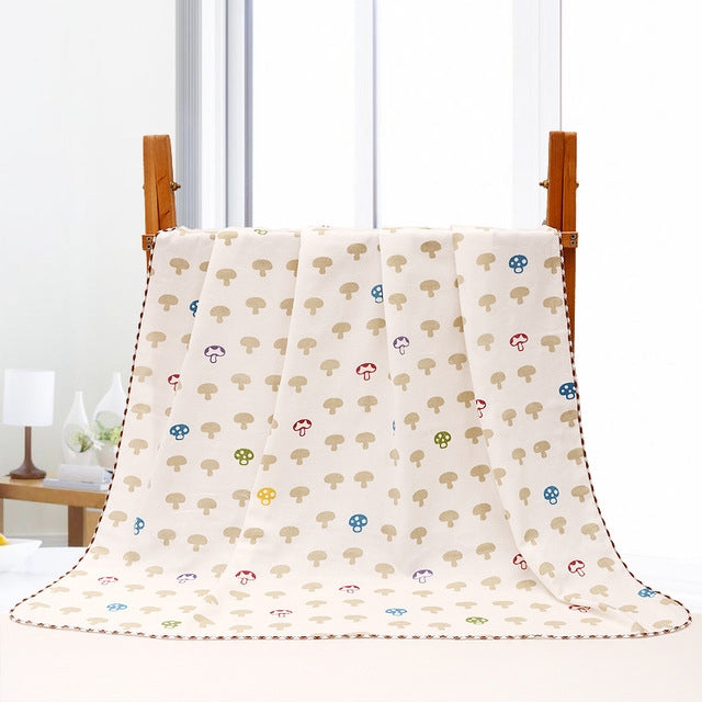 Cotton Two-Layer Gauze Newborn Blanket