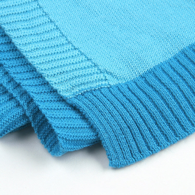 Children Cartoon Tiger Knitted Blanket