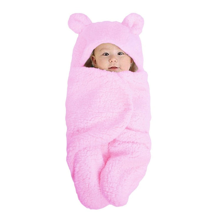 Baby Sleeping Bag Newborn Leg Warmer Plus Velvet Quilt, Size: 40cm x 62cm