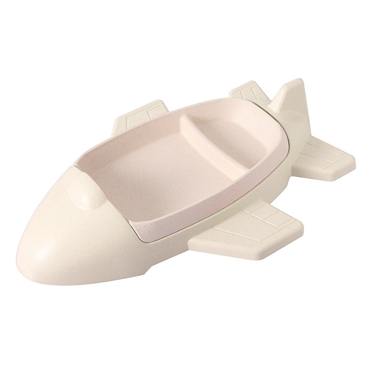 Bamboo Fiber Cartoon Airplane Children Tableware Set