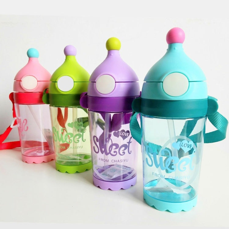 Baby Rope Learning Cup Resistant To Fall Leak-Proof With Straw