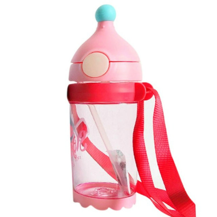 Baby Rope Learning Cup Resistant To Fall Leak-Proof With Straw