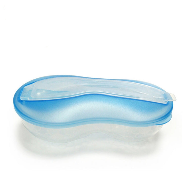 Baby Food Dishes  Grinding Tool Food Bowls(Clear Blue)