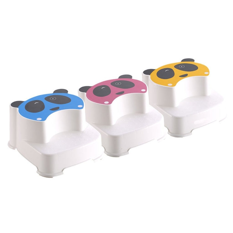 Cute Non Slip Baby Step Stool Double Step Seat Footstools Toddler Children Kindergarten Bathroom Toilet Training Stool