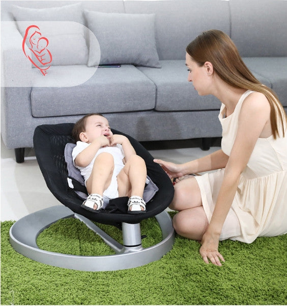 Multifunctional Comfort Rocking Baby Sofa Chair Seat Aluminum Base Semi-automatic Rocking