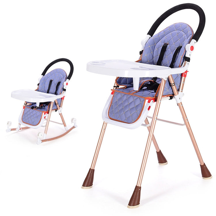 3 In 1 Portable Folding Multi-functional Baby Highchair Dining Seat Table Adjustable Baby Rocking Chair