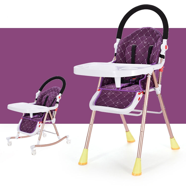 3 In 1 Portable Folding Multi-functional Baby Highchair Dining Seat Table Adjustable Baby Rocking Chair