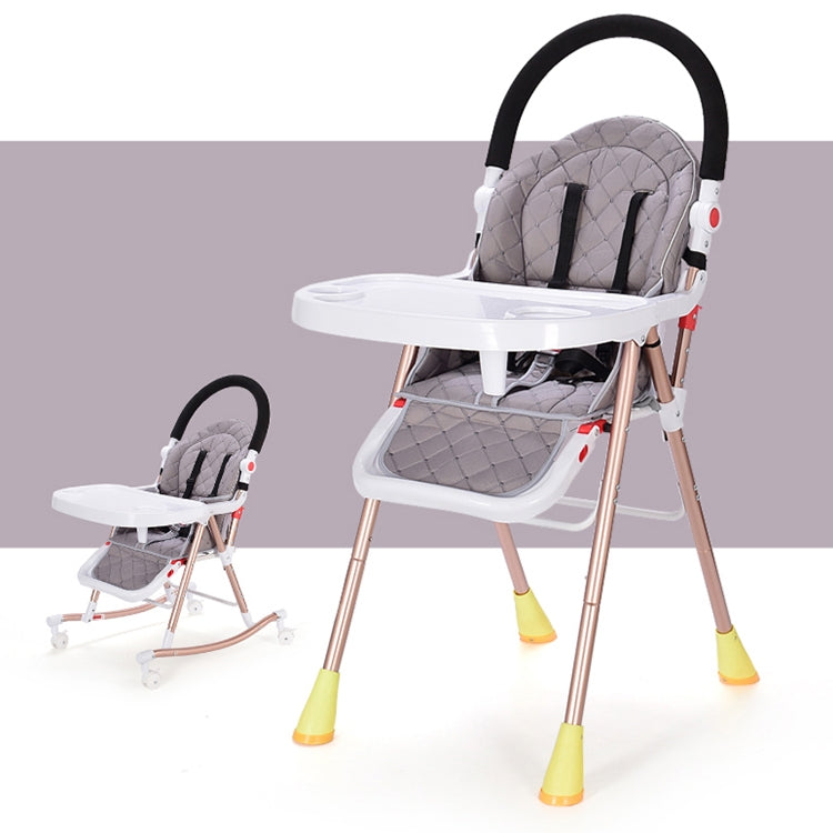 3 In 1 Portable Folding Multi-functional Baby Highchair Dining Seat Table Adjustable Baby Rocking Chair