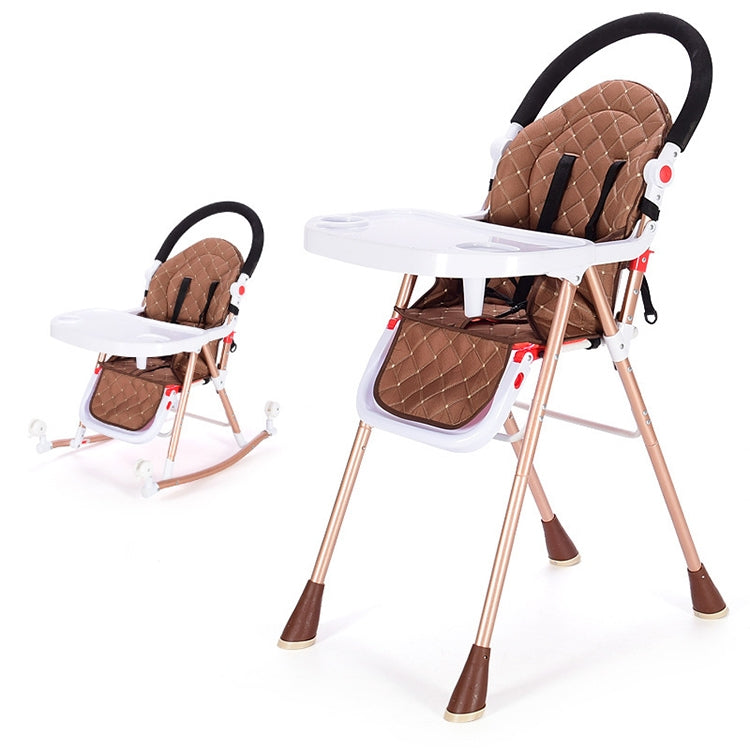 3 In 1 Portable Folding Multi-functional Baby Highchair Dining Seat Table Adjustable Baby Rocking Chair
