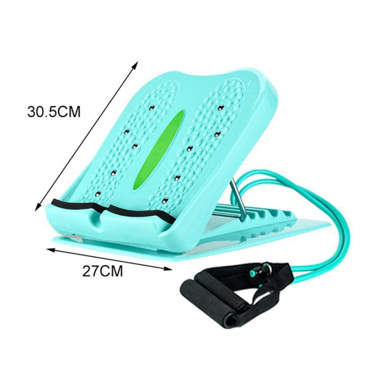 Household Oblique Pedal Standing Type Stretch Bar Fitness Pedal(Green)