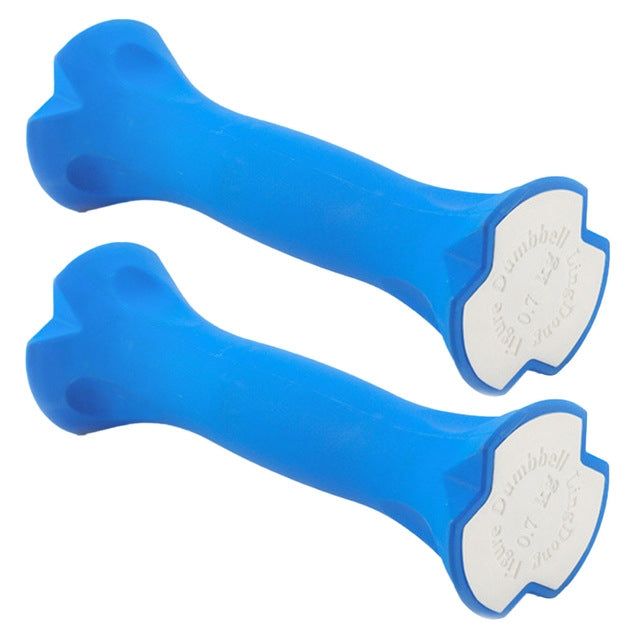 Yoga / Fitness Sports Ergonomic PVC Dumbbells for Female, One Pair