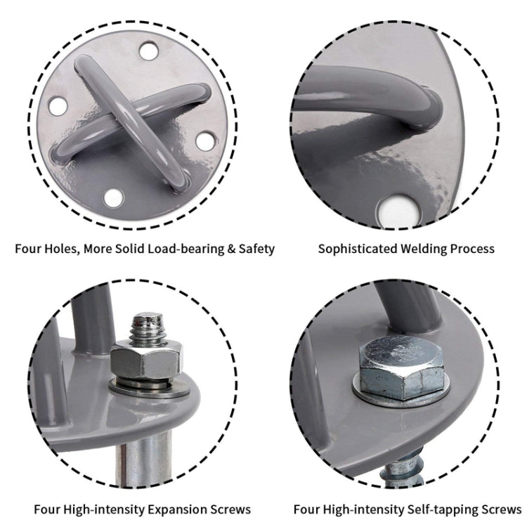 2 Hole Yoga Fixed Hanging Bracket Hook Boxing Sandbag Hammock Ceiling Mount