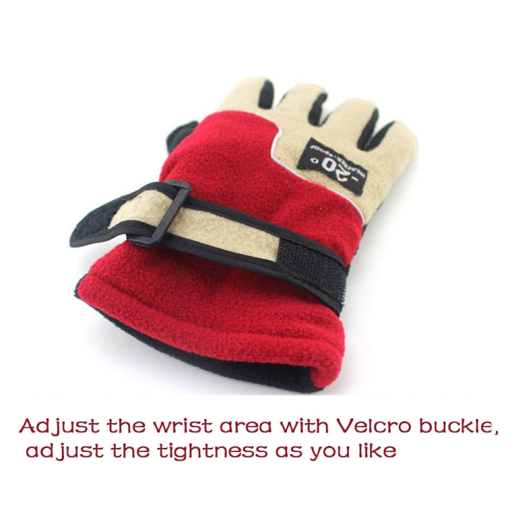 Anti-skid And Anti-wind Outdoor Cycling Fleece Hiking Climbing Running Ski Full Finger Gloves