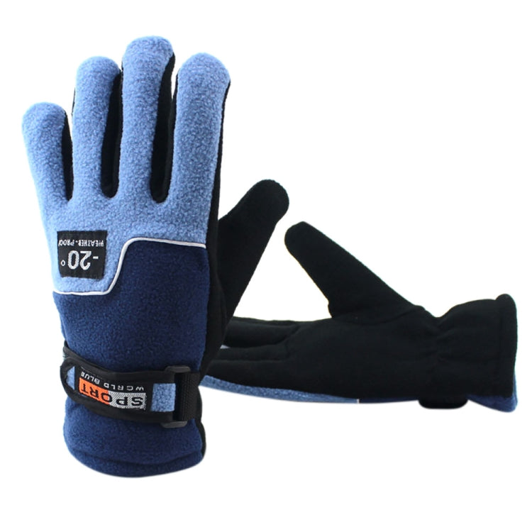 Anti-skid And Anti-wind Outdoor Cycling Fleece Hiking Climbing Running Ski Full Finger Gloves