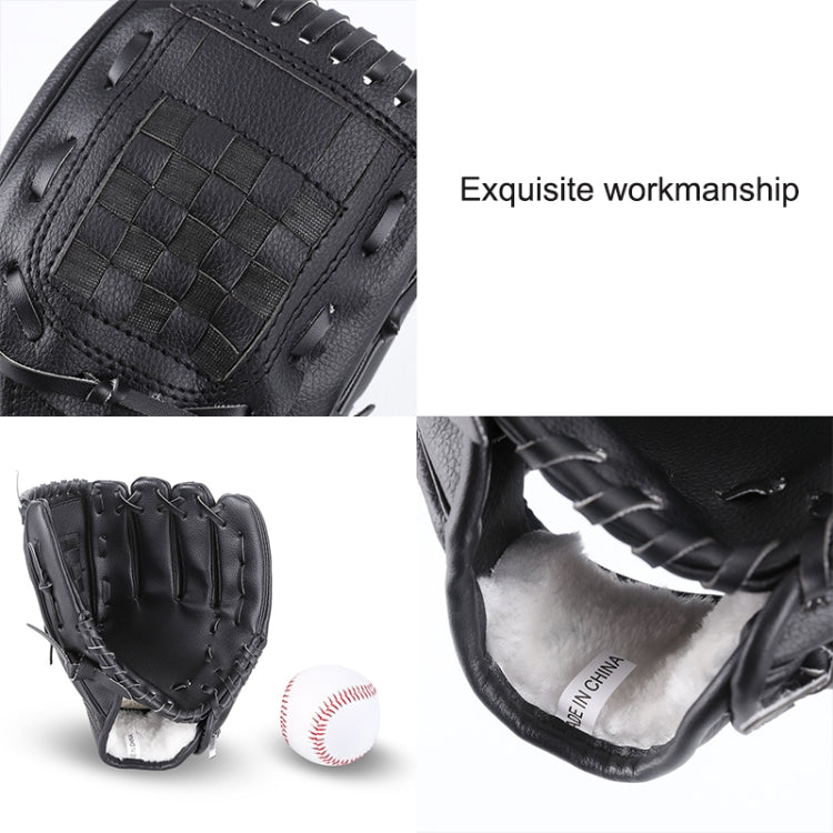 PVC Outdoor Motion Baseball Leather Baseball Pitcher Softball Gloves, Size:10.5 inch