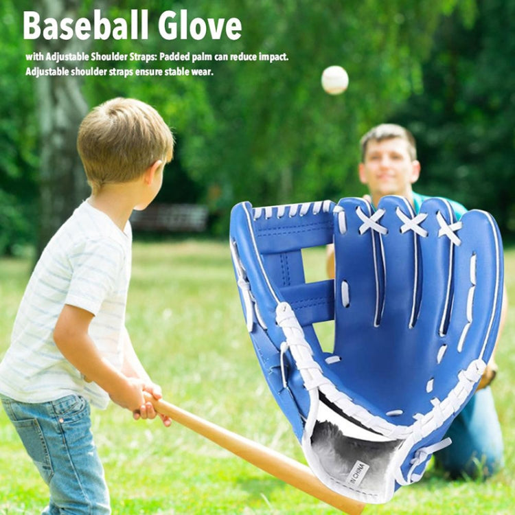 PVC Outdoor Motion Baseball Leather Baseball Pitcher Softball Gloves, Size:10.5 inch