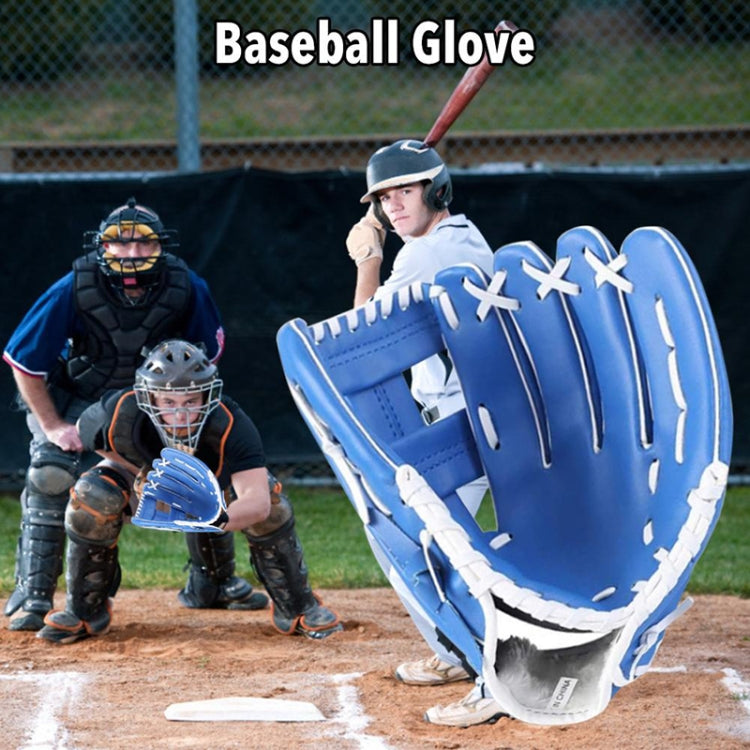 PVC Outdoor Motion Baseball Leather Baseball Pitcher Softball Gloves, Size:10.5 inch