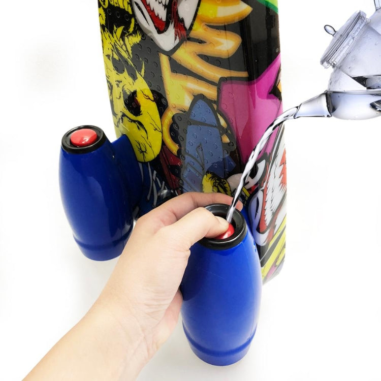 Foldable Three-wheeled Children Scooter with Spray Flash & Music Features